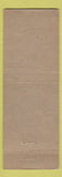 Matchbook Cover - Ed McHan's Silver Inn Seattle WA