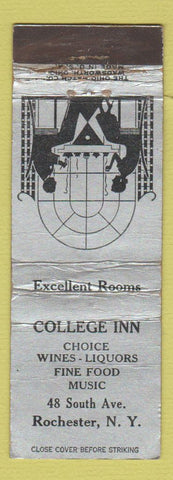 Matchbook Cover - College Inn Rochester NY WEAR