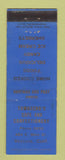 Matchbook Cover - Townsend's Cafe Confectionery Ventura CA