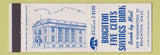 Matchbook Cover - Brighton Five Cents Savings Bank MA