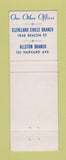 Matchbook Cover - Brighton Five Cents Savings Bank MA
