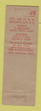 Matchbook Cover - Lotus Chinese Restaurant Washington DC