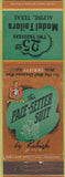 Matchbook Cover - Pace Setter men's Suits Alpine TX WEAR