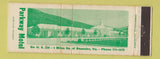 Matchbook Cover - Parkway Motel Roanoke VA