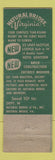 Matchbook Cover - Natural Bridge Hotel Cottages VA