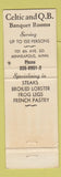 Matchbook Cover - Charlie's Cafe Exceptionale Minneapolis MN