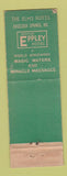Matchbook Cover - The Elms Excelsior Springs MO feature WEAR Full Length