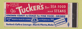 Matchbook Cover - Tucker's Restaurant North Platte NE Lions Club Full Length