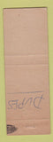 Matchbook Cover - Tucker's Restaurant North Platte NE Lions Club Full Length