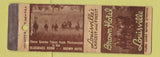 Matchbook Cover - Brown Hotel Louisville KY WEAR