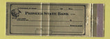 Matchbook Cover - Pioneer State Bank Towner ND Full Length