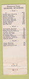 Matchbook Cover - Willow Inn Chinese Restaurant Rawlins WY WEAR Full Length