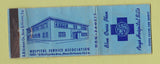 Matchbook Cover - Hospital Service Blue Cross New Orleans LA POOR