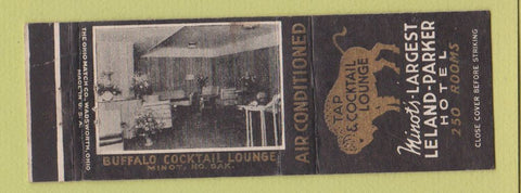 Matchbook Cover - Leland Parker Hotel Minot ND