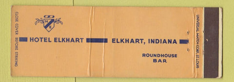 Matchbook Cover - Hotel Elkhart IN WEAR  Full Length