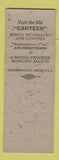 Matchbook Cover - American Legion Koch Conley Post Scranton PA