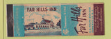 Matchbook Cover - Far Hills Inn Somerville NJ WEAR