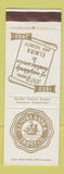 Matchbook Cover - Elmira Bank and Trust NY 1953