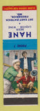 Matchbook Cover - Hane Liquor Beer Frederick MD WEAR
