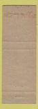 Matchbook Cover - Fayette Hotel