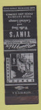 Matchbook Cover - Tiny's Waffle Shop WEAR