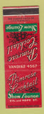 Matchbook Cover - Primrose Cocktail Show Lounge