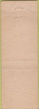Matchbook Cover - Oscar Ryan Insurance real estate Blackstone MA