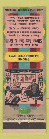 Matchbook Cover - Silver Fox Bar Grill Gloucester NJ?