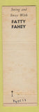 Matchbook Cover - Hfahey's Tap Room St Louis MO