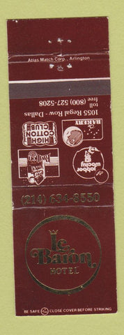 Matchbook Cover - Le Baron Hotel Dallas?