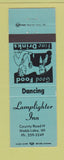 Matchbook Cover - Lamplighter Inn Webb Lake WI TEAL