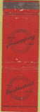 Matchbook Cover - The Neighborhood Club Quincy MA WORN