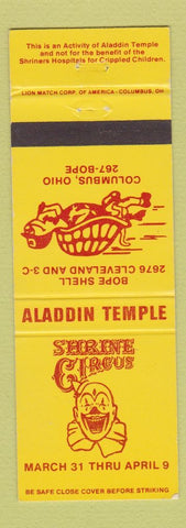 Matchbook Cover - Shrine Circus Columbus OH Bope Shell