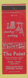 Matchbook Cover - The Point Bar Ranger TX