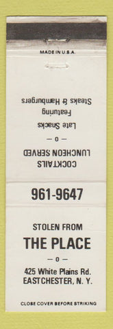 Matchbook Cover - The Place- Eastchester NY WEAR
