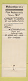Matchbook Cover - Arthur's Restaurant St Louis MO
