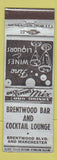 Matchbook Cover - Brentwood Bar and Cocktail Lounge Brentwood MO