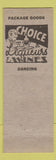 Matchbook Cover - Brentwood Bar and Cocktail Lounge Brentwood MO