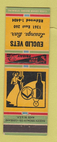 Matchbook Cover - Euclid Vets Lounge Bar Cleveland OH