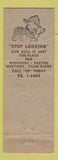 Matchbook Cover - Euclid Vets Lounge Bar Cleveland OH