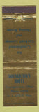 Matchbook Cover - Youngstown Hotel OH