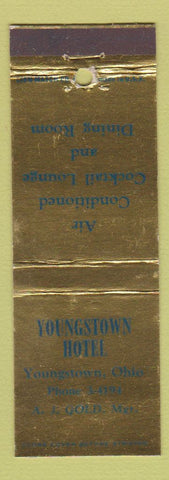 Matchbook Cover - Youngstown Hotel OH