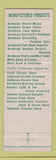 Matchbook Cover - Northwest Tube and Metal Portland OR