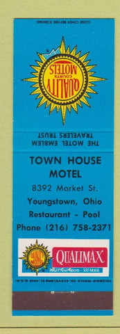 Matchbook Cover - Quality Court Motels Town House Youngstown OH