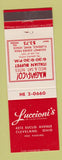 Matchbook Cover - Luccioni's Restaurant Italian Cleveland OH
