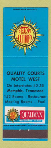 Matchbook Cover - Quality Courts Motel West Memphis TN