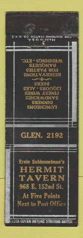 Matchbook Cover - Hermit Tavern