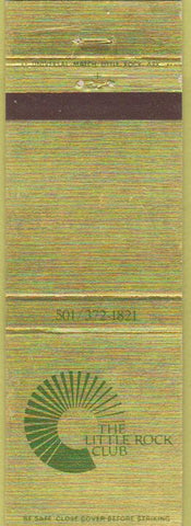 Matchbook Cover - The Little Rock Club AR