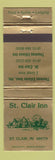 Matchbook Cover - St Clair Inn St Clair MI