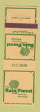 Matchbook Cover - The Rain Forest Greenville MS Holiday Inn